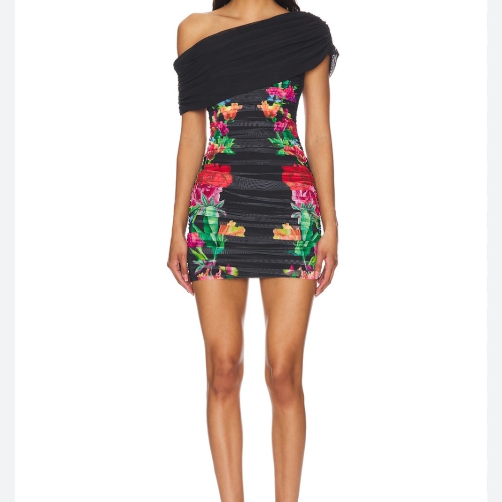 AFRM Lennie Dress in Body Floral